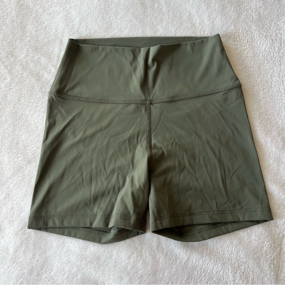 CRZ Yoga Olive Green Biker Short